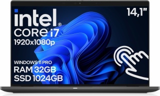 14" Dell 7410 Core i7 10GEN 32GB 1TB SSD Touch A