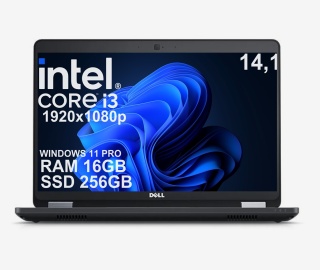 14" Dell E5470 Core i3 6GEN 16GB 256SSD B