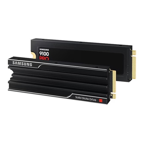 Dysk SSD Samsung 9100 PRO Heatsink 1TB M.2 2280 PCIe 5.0 x4 NVMe 2.0 (14700/13300 MB/s)