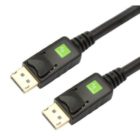 Kabel Techly DisplayPort/DisplayPort, M/M, 2m, czarny
