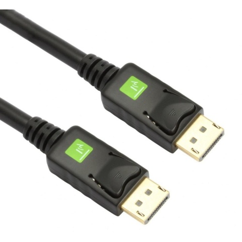 Kabel Techly DisplayPort/DisplayPort, M/M, 2m, czarny