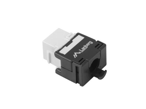 Moduł Keystone Lanberg gniazdo RJ45 -> LSA beznarzędziowy UTP kat.6 180° do puszki montażowej