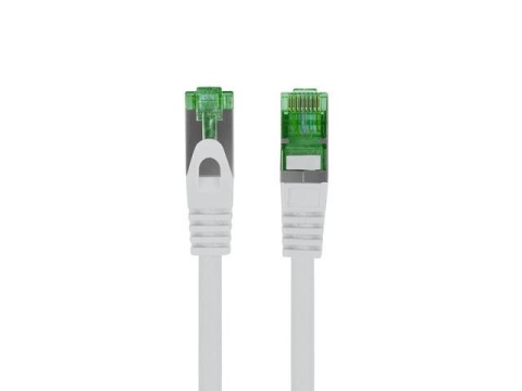 Patchcord Lanberg S/FTP kat.7 1m LSZH CU fluke passed szary