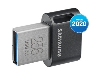 Pendrive Samsung FIT Plus 2020 256GB USB 3.1 Flash Drive 400 MB/s Black