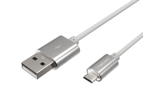 Kabel Natec Extreme Media micro USB-B - USB-A M/M 1m oplot