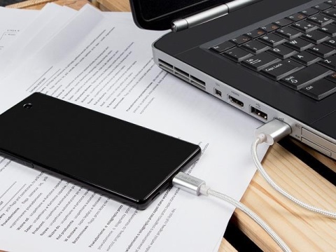 Kabel Natec Extreme Media micro USB-B - USB-A M/M 1m oplot
