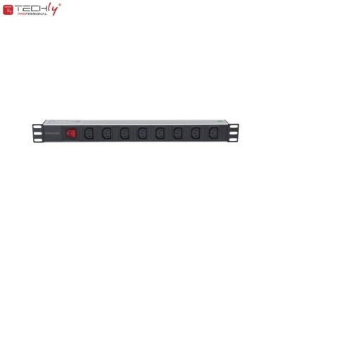 Listwa zasilająca Intellinet Rackowa 19" 1U, 8 gniazd (Schuko) 2m