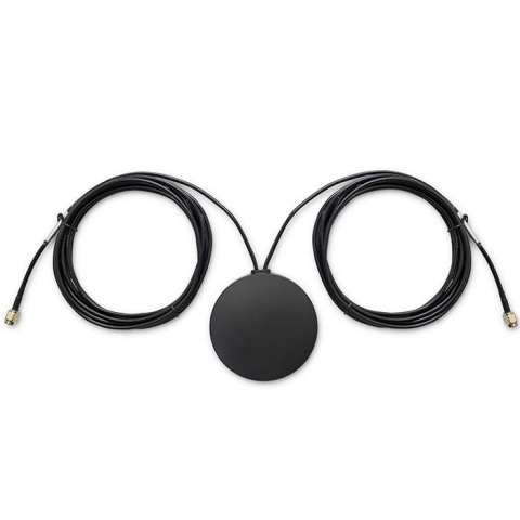 Antena GPS Qoltec +4G GLONASS dookólna | 28dBi | 50W | 2 x SMA męski | Zewnętrzna