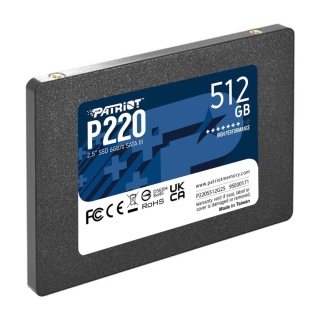 Dysk SSD Patriot P220 512GB 2.5" SATA3 (550/500 MB/s) 7mm
