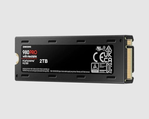 Dysk SSD Samsung 980 PRO Heatsink 2TB M.2 2280 PCIe 4.0 x4 NVMe (7000/5100 MB/s) TLC