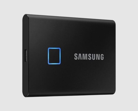 Dysk SSD zewnętrzny Samsung T7 Portable Touch 1TB (1050/1000 MB/s) USB 3.1 Black