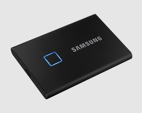 Dysk SSD zewnętrzny Samsung T7 Portable Touch 1TB (1050/1000 MB/s) USB 3.1 Black