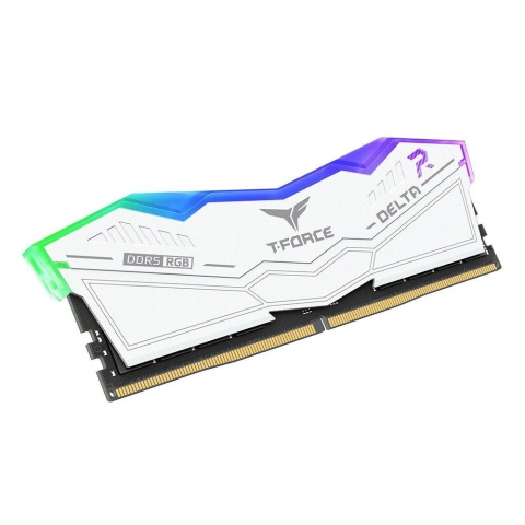 Pamięć DDR5 Team Group T-FORCE DELTA RGB 32GB (2x16GB) 6400MHz CL32 1,35V Biała