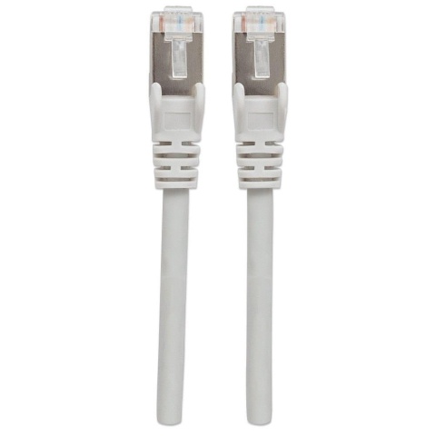 PatchCord 100% miedź Intellinet Cat.6a LSZH S/FTP, 1,5m, szary