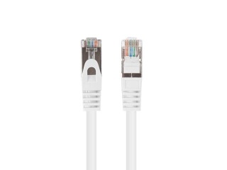 Patchcord Lanberg FTP kat.6 0,5m biały 10-pack