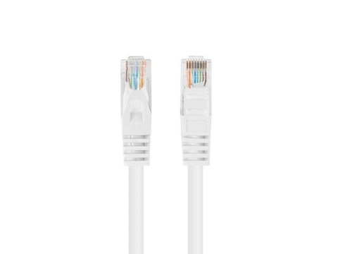 Patchcord Lanberg UTP kat.5e 1,5m biały 10-Pack