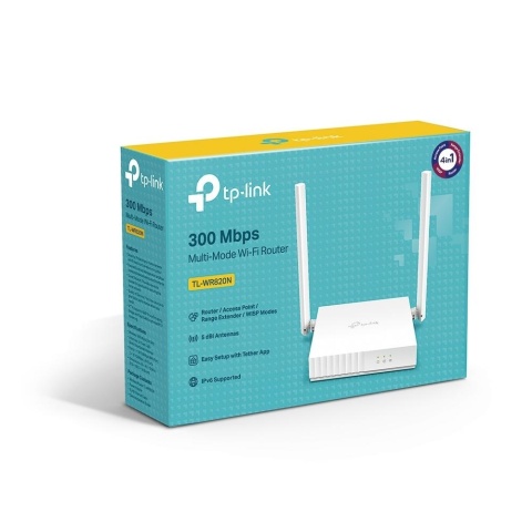 Router TP-Link TL-WR820N(EU) Ver.2.0 Wi-Fi N300 2xLAN 1xWAN