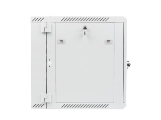 Szafa instalacyjna Rack dwusekcyjna wisząca 19" 12U 600x600 szara Lanberg (flat pack)