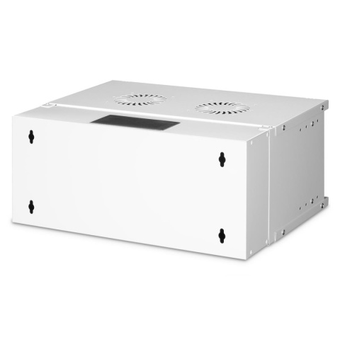 Szafa wisząca jednosekcyjna DIGITUS 19" 4U, SOHO PRO 240 x 540 x 400 mm, drzwi szyba, szary, niezmontowana, 60kg