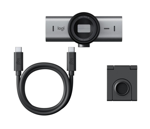 Kamera internetowa Logitech MX Brio 4K Ultra HD z mikrofonem grafitowa