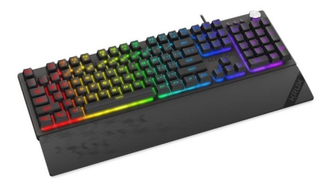 Klawiatura przewodowa Krux Frost RGB czarna