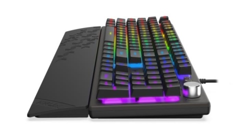 Klawiatura przewodowa Krux Frost RGB czarna