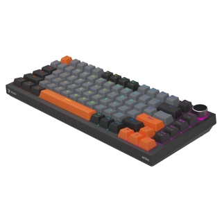 Klawiatura przewodowa SAVIO ASTRAL Black OUTEMU White Jade RGB magnetyczna