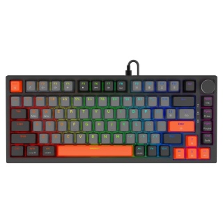Klawiatura przewodowa SAVIO ASTRAL Black OUTEMU White Jade RGB magnetyczna