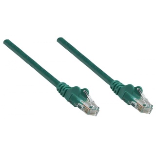 PatchCord 100% Miedź Intellinet Cat.6 U/UTP 1,5m zielony