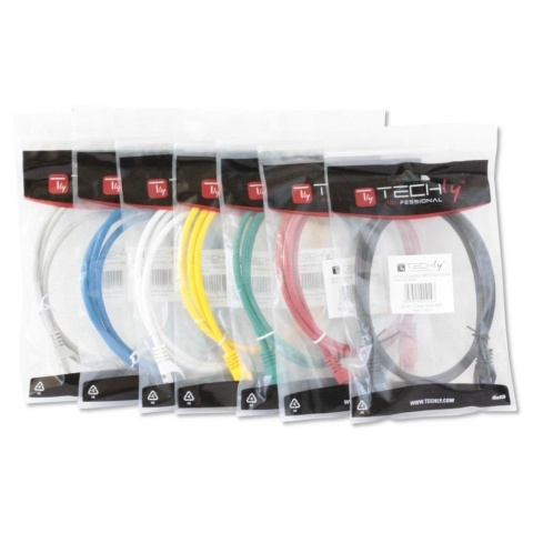 PatchCord Techly Cat.5e UTP CCA 20m szary