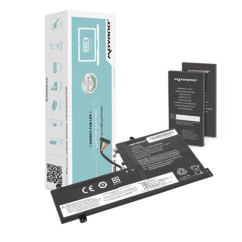 Bateria Movano do notebooka Lenovo Legion Y530, Y730, Y740, Y7000, L17C3PG2 (11.4V) (4650 mAh)
