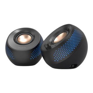 Głośniki Creative Pebble X 15W Bluetooth 5.3 USB-C RGB czarne