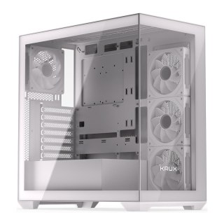 Obudowa KRUX Exo White ATX, z oknem, bez zasilacza, biała