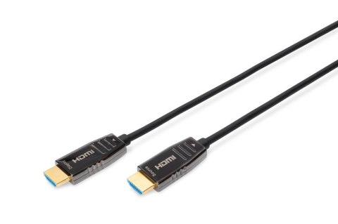 Kabel DIGITUS połączeniowy hybrydowy HDMI AOC HDMI-A męski-męski HDMI 2.1 UHD-2 8K@60Hz 48Gbps HDR, eARC, HDCP 2.2, CEC 15m