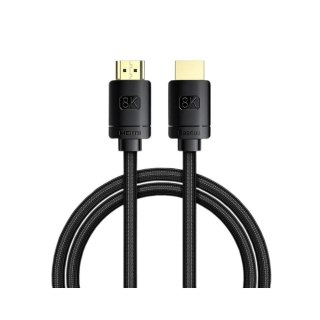 Kabel HDMI - HDMI 2.1, 8K 60Hz, 3D, HDR, 48Gbps Baseus High Definition Series WKGQ040001 0,5m