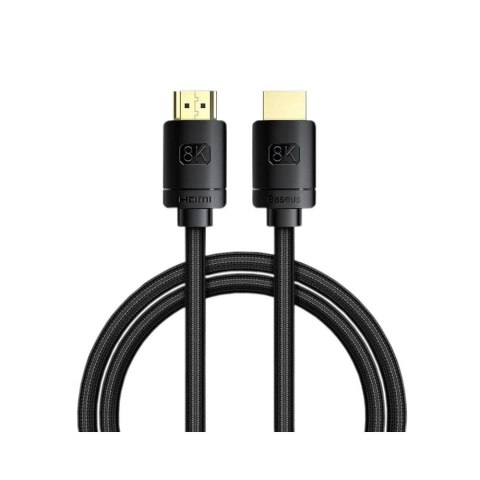 Kabel HDMI - HDMI 2.1, 8K 60Hz, 3D, HDR, 48Gbps Baseus High Definition Series WKGQ040001 0,5m