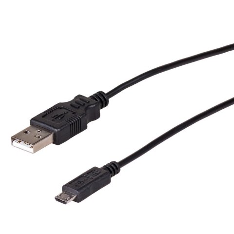 Kabel USB 2.0 Akyga AK-USB-21 USB A (M) - micro USB B (M) 1m czarny