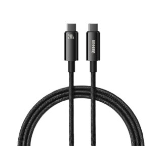 Kabel przewód USB-C Baseus Tungsten Gold CAWJ040101 PD 3.1 E-Marker z obsługą szybkiego ładowania 240W 2m