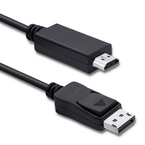 Kabel Qoltec DisplayPort v1.2 męski | HDMI męski | 5K | 2m