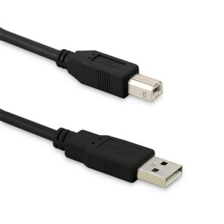 Kabel USB 2.0 Qoltec A męski | B męski | 5m