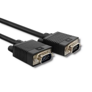 Kabel monitorowy XGA Qoltec 2xFerryt M/M 1,5m