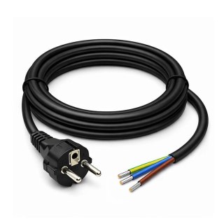 Kabel zasilający Qoltec SCHUKO CEE 7/7 (E/F) | 3x1.0mm2 | 1.8m