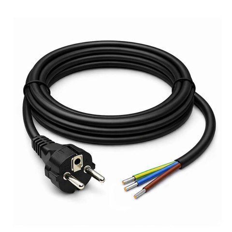 Kabel zasilający Qoltec SCHUKO CEE 7/7 (E/F) | 3x1.0mm2 | 1.8m