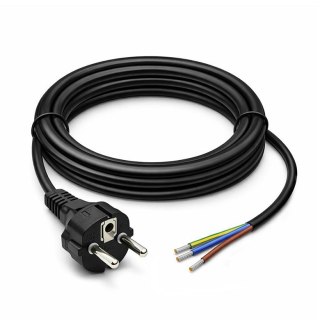 Kabel zasilający Qoltec SCHUKO CEE 7/7 (E/F) | 3*0.75mm2 | 1.8m