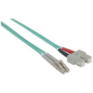 Światłowód krosowy TechlyPro LC-SC duplex 50/125 OM3, MM 2m
