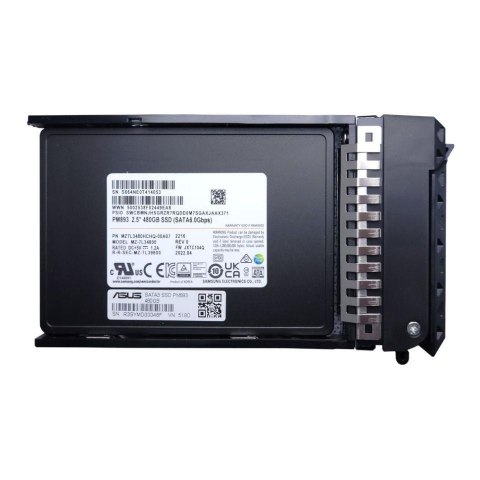 Dysk SSD Asus Enterprise PM893 480GB SATA3 2.5" 7mm/Samsung (3.5"New HDD tray Tool-less)