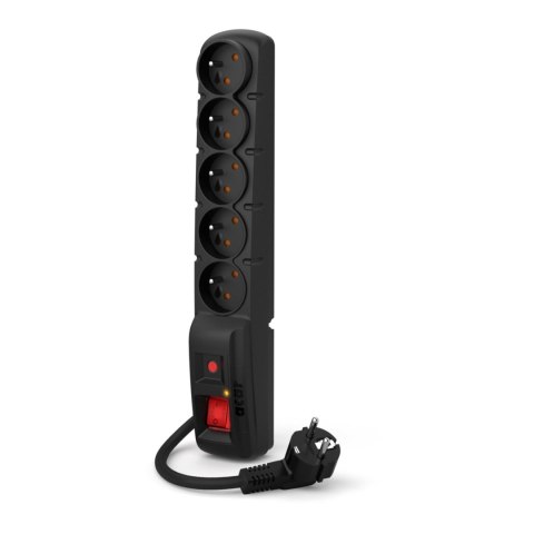 Listwa zasilająca Acar F5 POWER 1,5m czarna