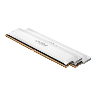 Pamięć DDR5 Crucial Pro OC Gaming Memory 64GB (2x32GB) 6000MHz CL40 1,35V White