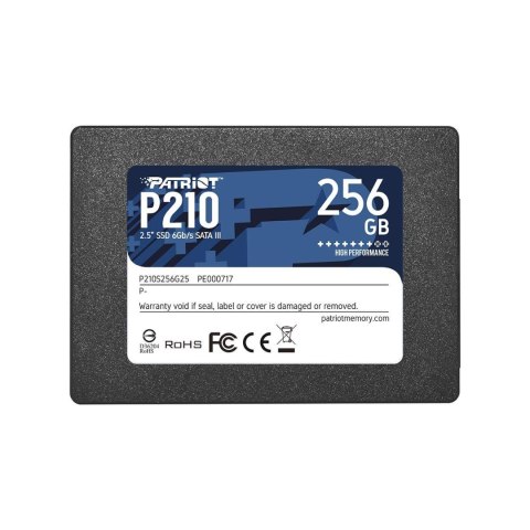 Dysk SSD Patriot P210 256GB 2.5" SATA3 (500/400 MB/s) 7mm