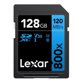 Karta pamięci Lexar SDXC 800x Professional 128GB V30 UHS-I U3 120/45MB/s